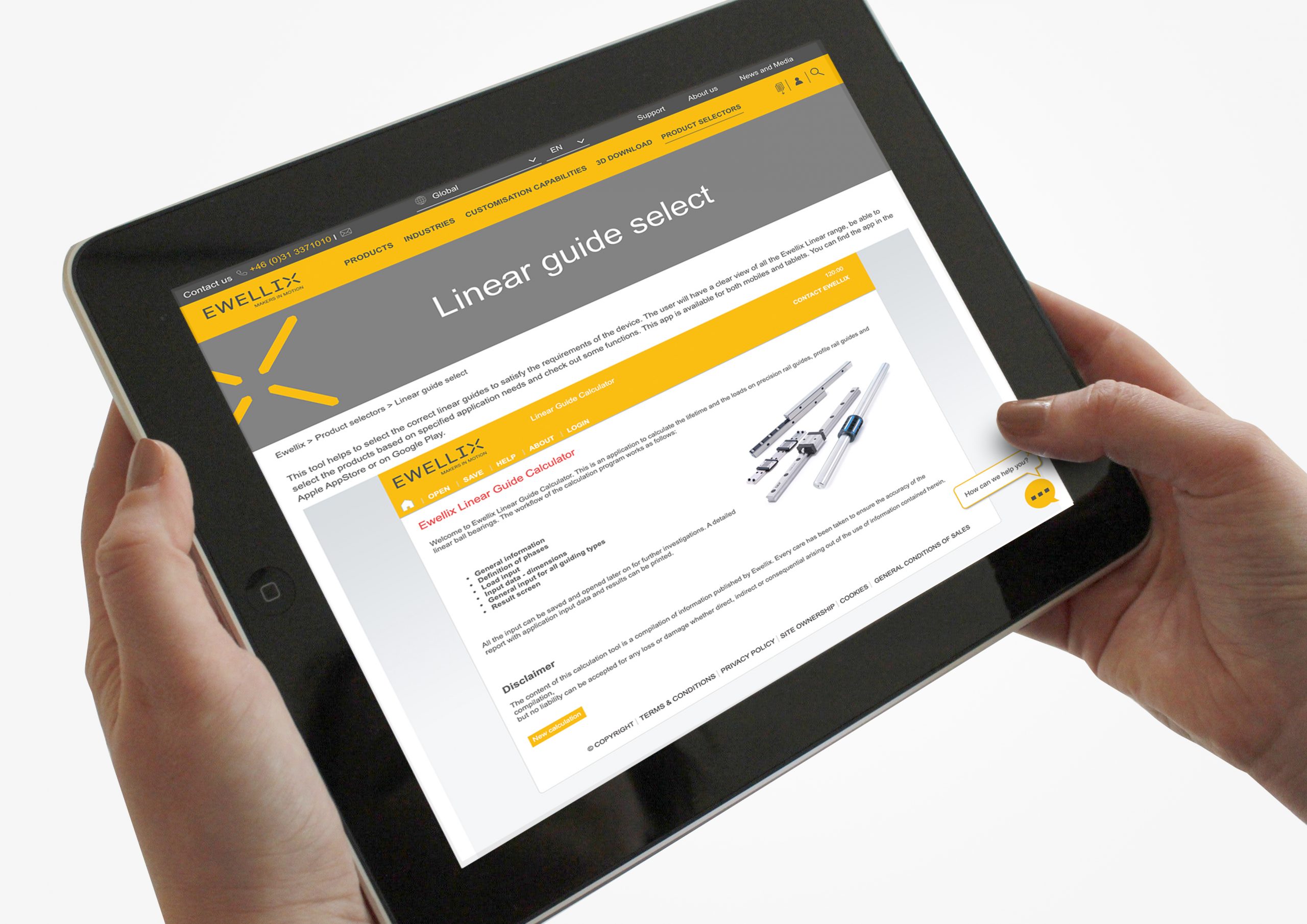 Online-Konfigurator für Linearführungen 3 Online-Konfigurator
für Linearführungen