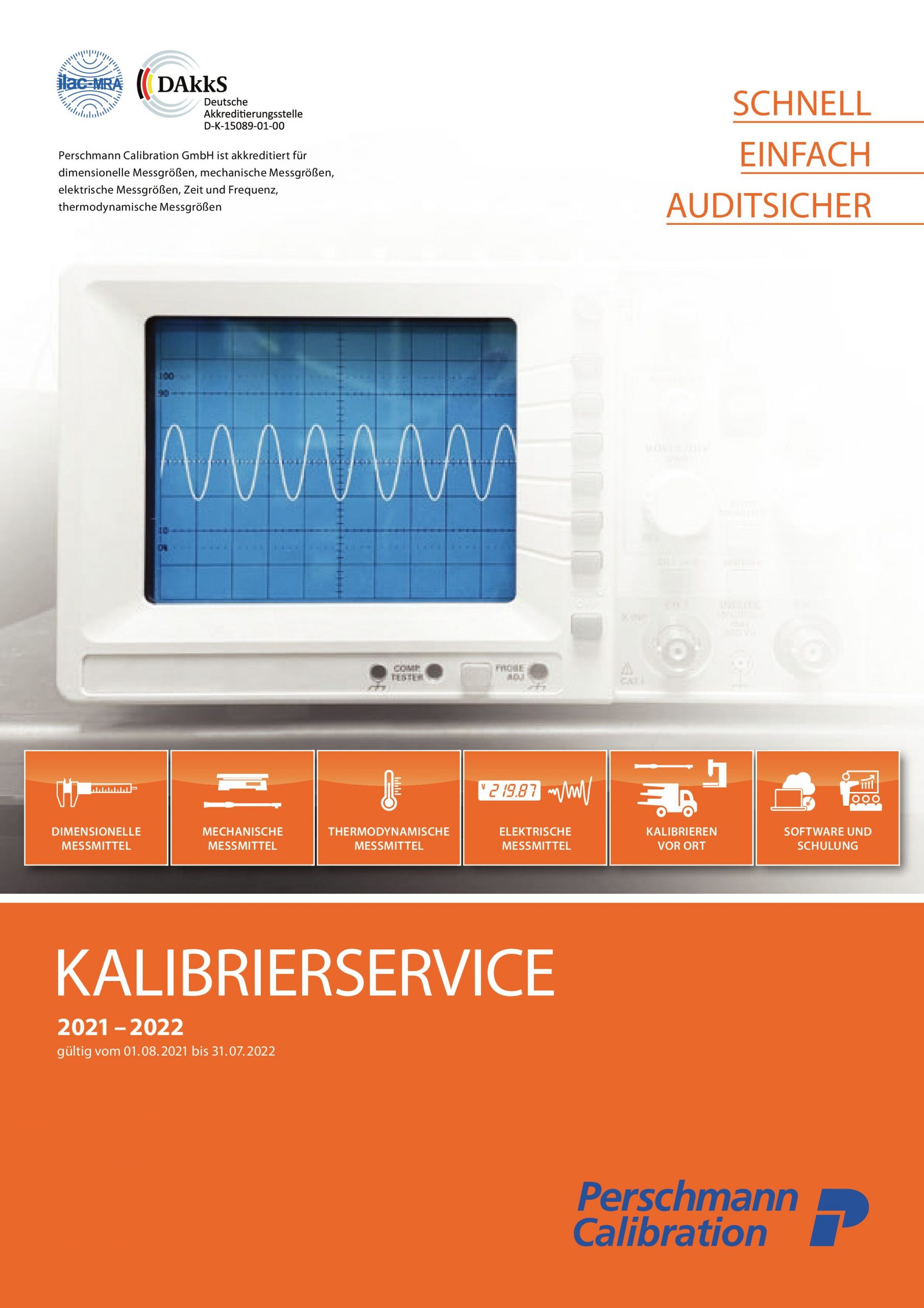 Qualitätsmanagement: Neuer Katalog Kalibrierservice
