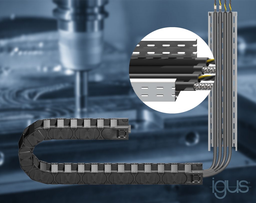 Auf der sicheren Seite 2 Die Leitungen CF150 und CF160 sind speziell für den Einsatz in der Energiekette und in der Kabelpritsche ausgelegt.