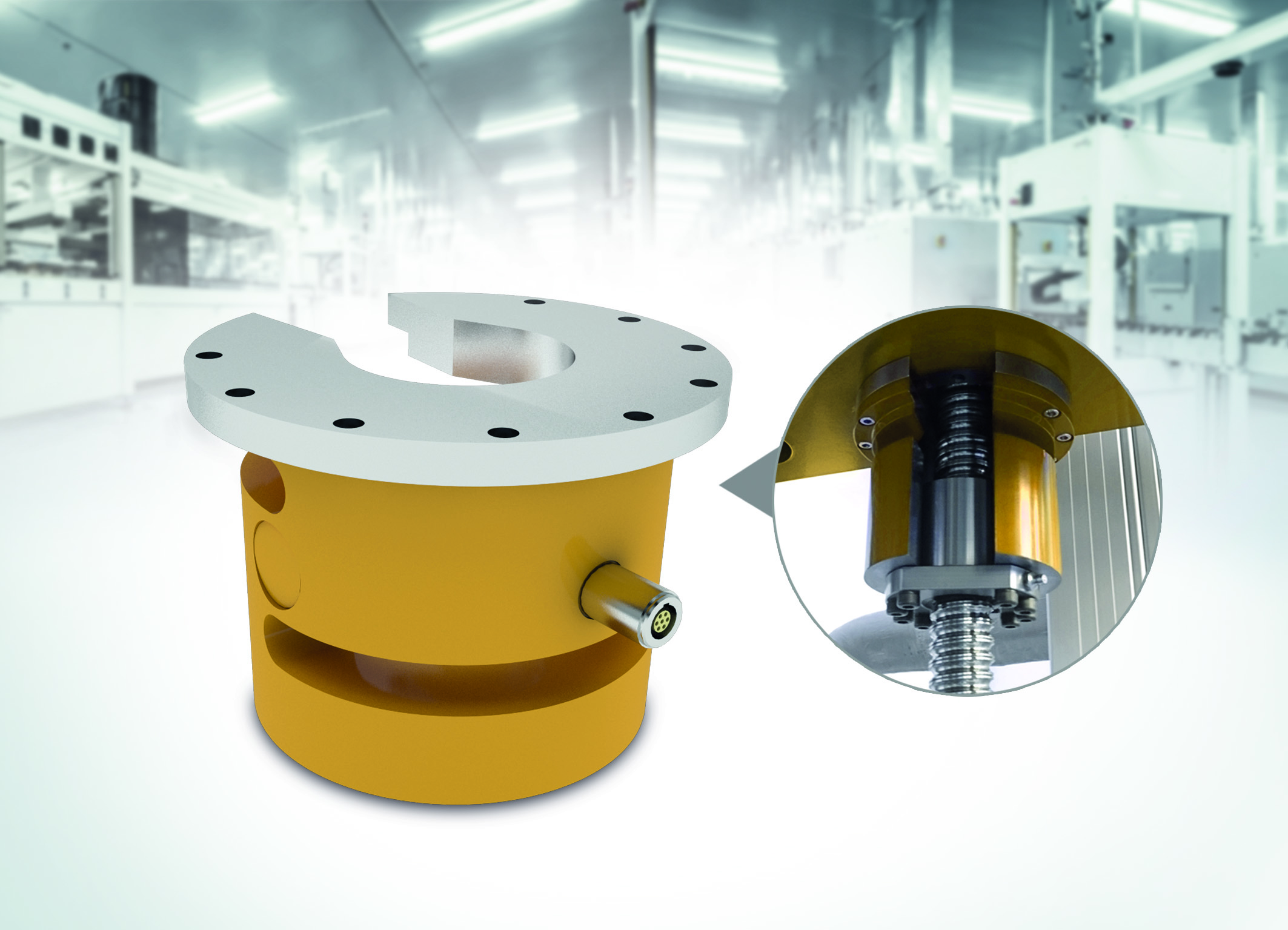 Kraftaufnehmer erleichtert Montage und Retrofit 2 Kraftaufnehmer erleichtert Montage und Retrofit