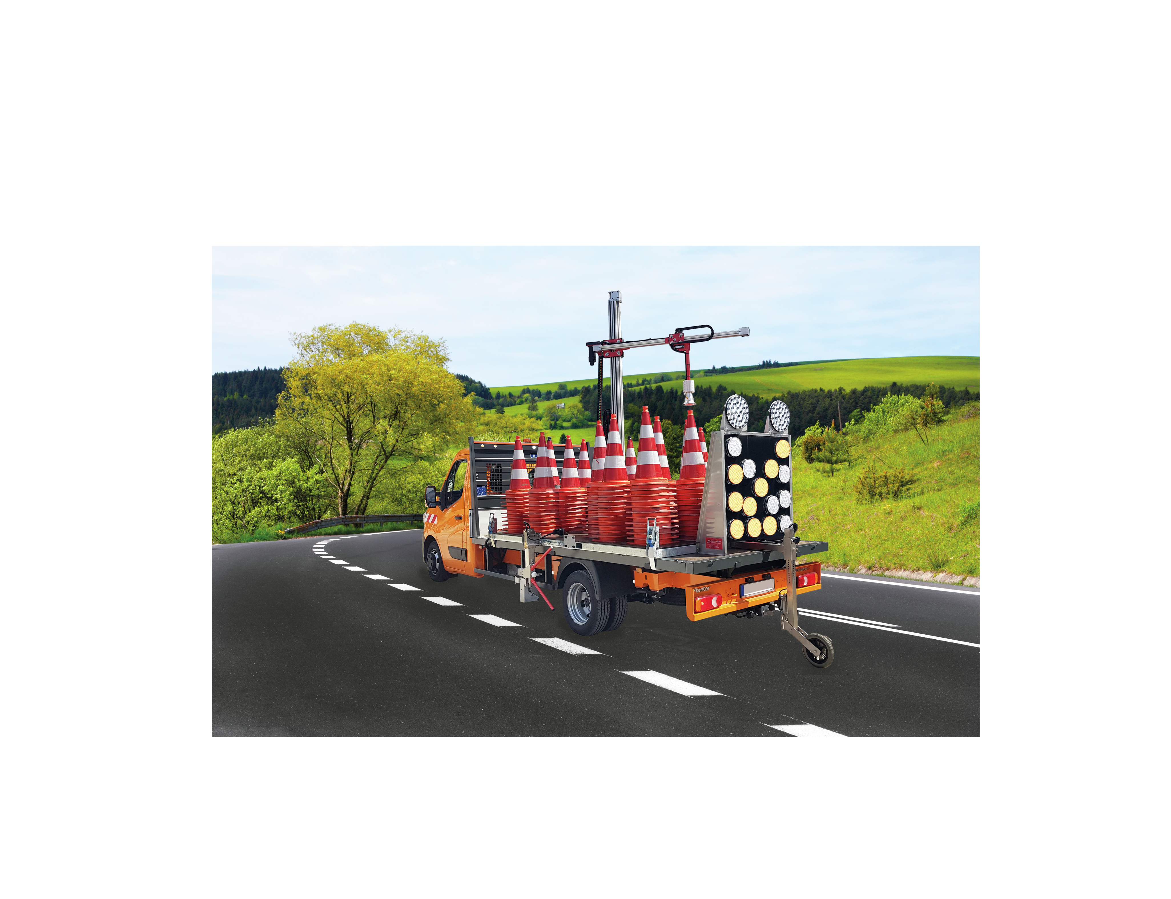 Visualisierung vereinfacht Verkehrsabsicherung