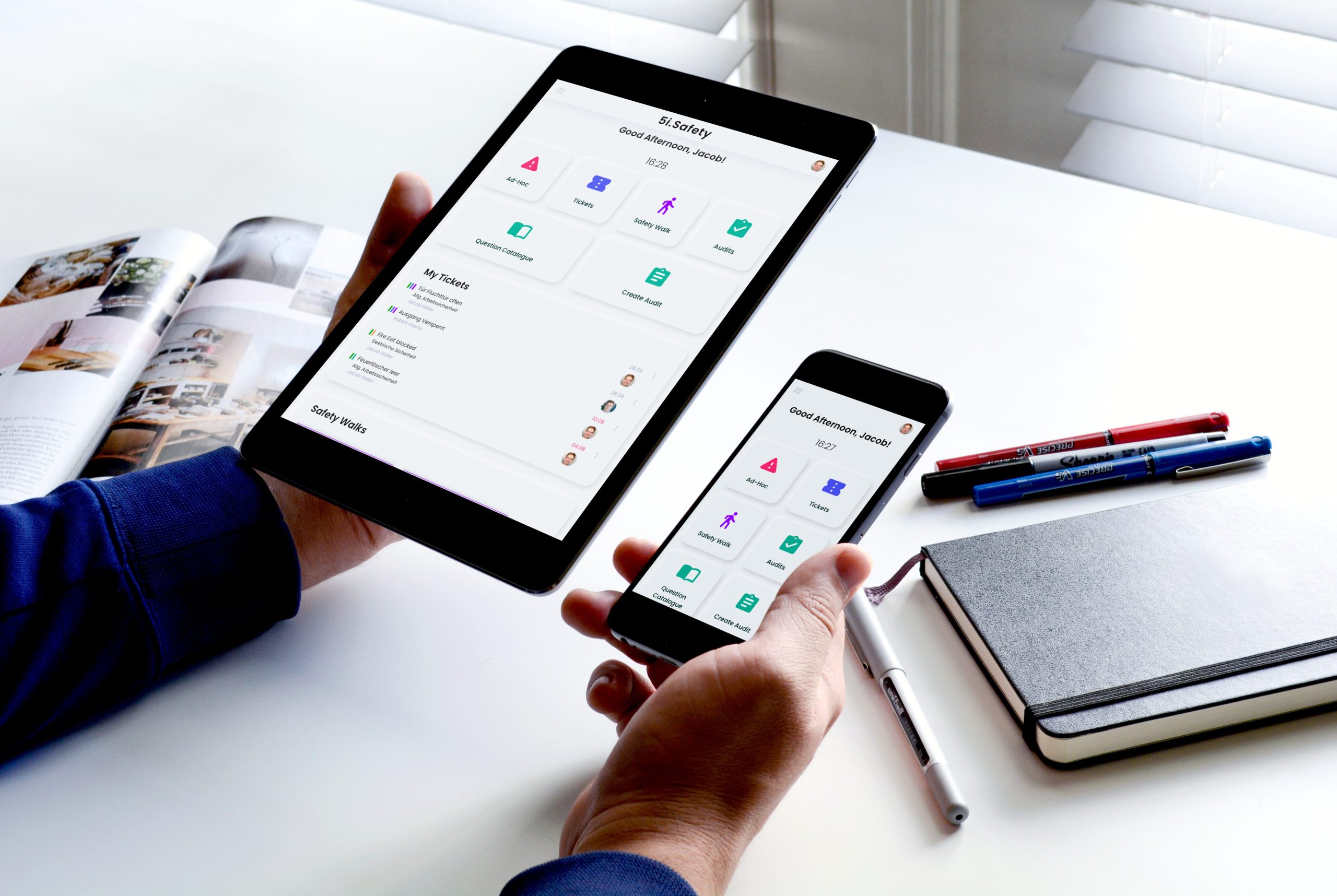 Arbeitssicherheit jederzeit im Blick 5 Arbeitssicherheit
jederzeit im Blick