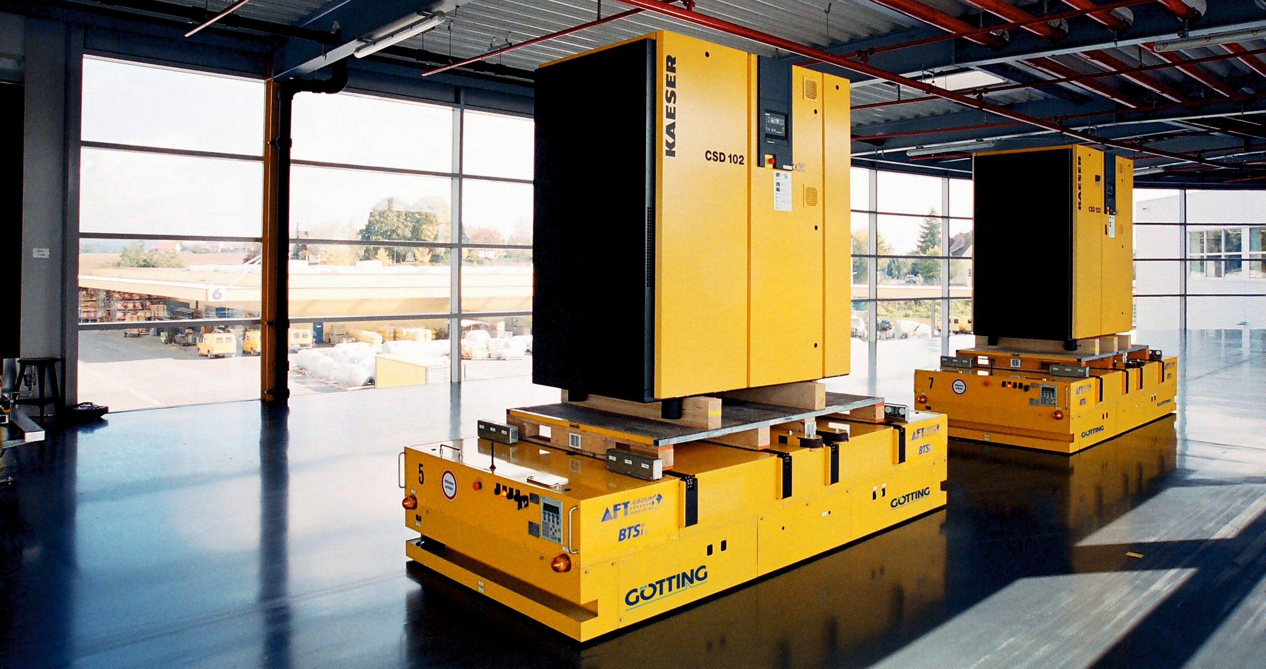 Virtuelle Deichsel unter Kontrolle