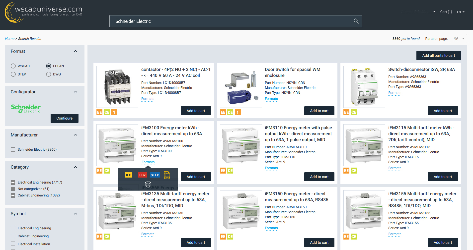 ECAD-Datenbibliothek erweitert