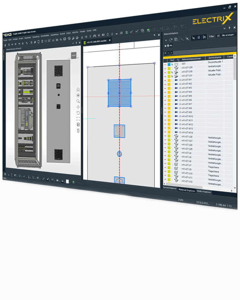 Engineering auf neuem Level 1 Nach der WSCAD Suite und dem Nachfolger Suite X hat der Anbieter jetzt Electrix vorgestellt.