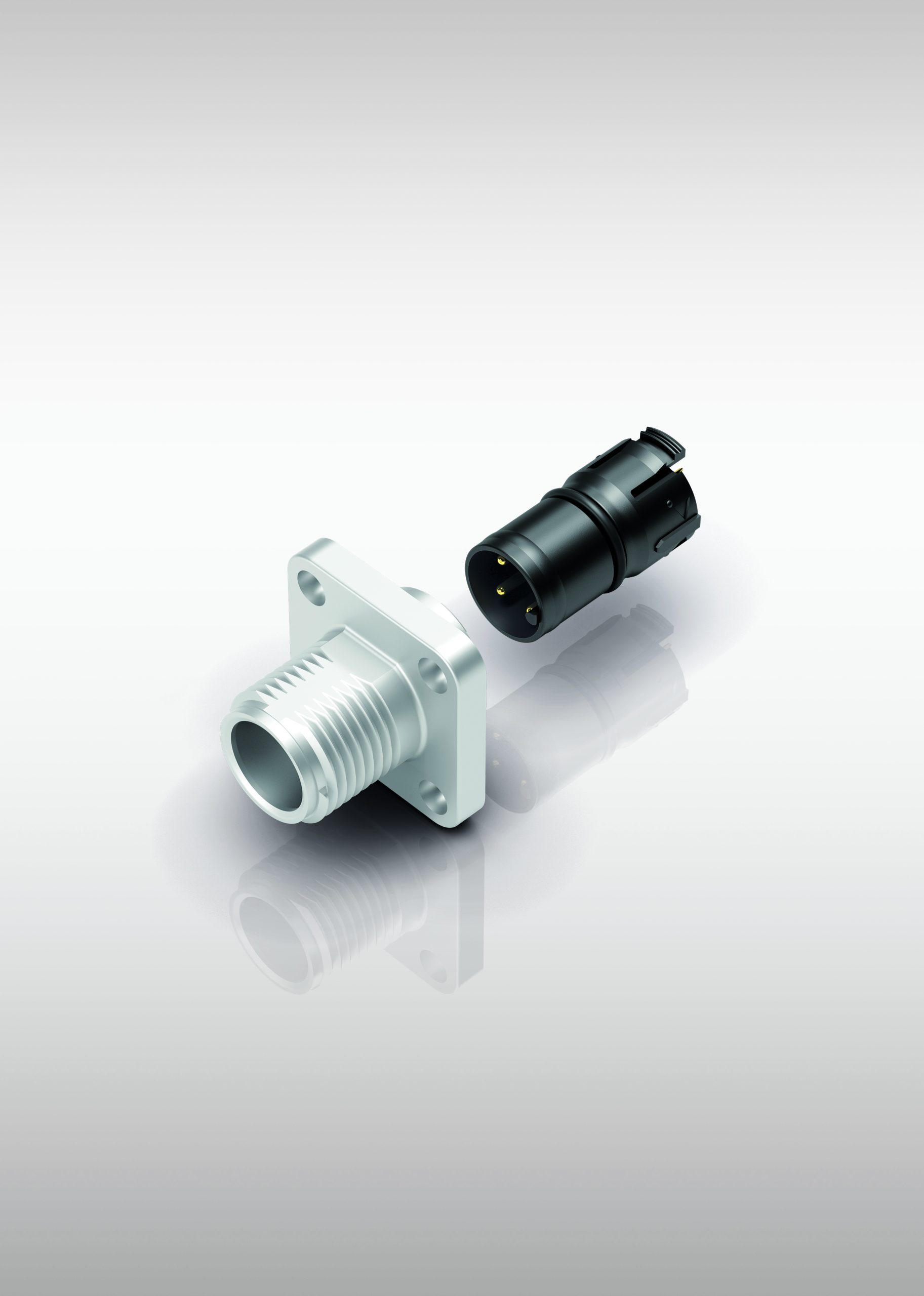 M12-Steckverbinder mit positionierbarer A-Kodierung