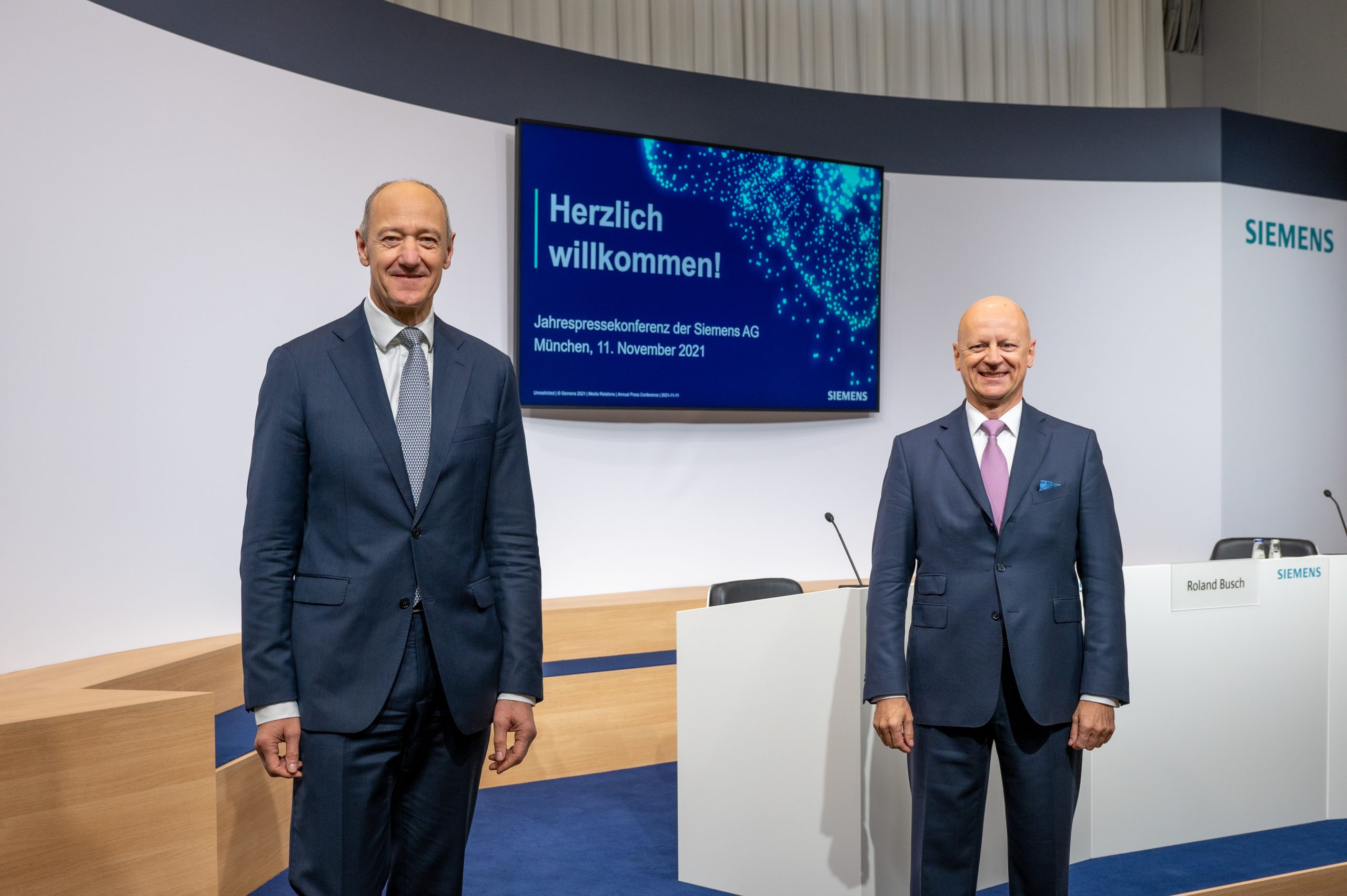 Siemens mit zweistelligem Umsatzplus in 2021