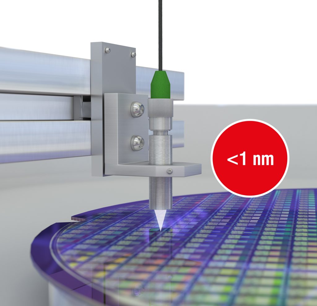 White Light 1 Die Interferometer ermöglichen eine enorme z-Auflösung, die unter einem Nanometer liegt. Darüber hinaus erzeugen sie einen kleinen Lichtfleck mit nur 10µm über den gesamten Messbereich.