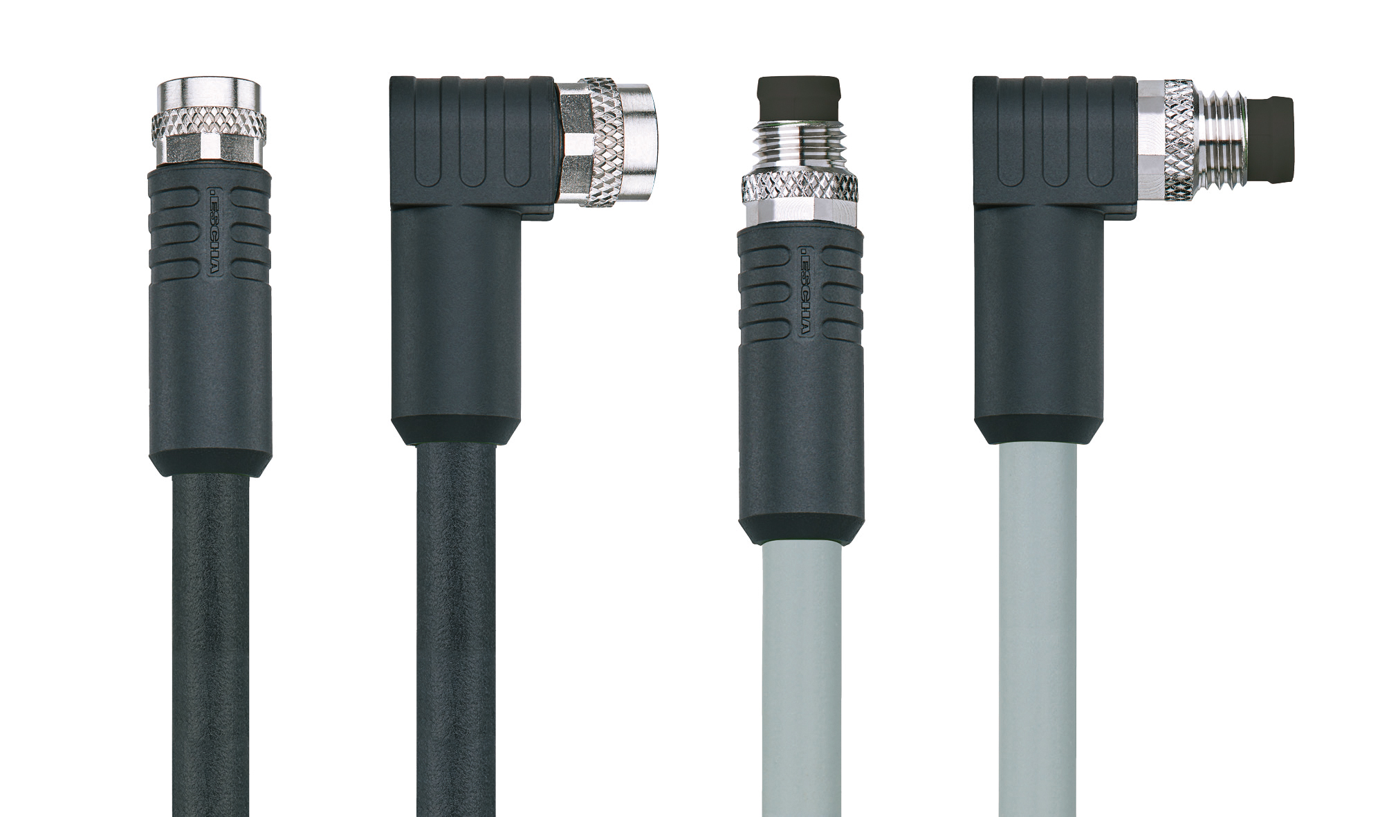 Hochpolige M8-Anschlusstechnik in geschirmter Ausführung