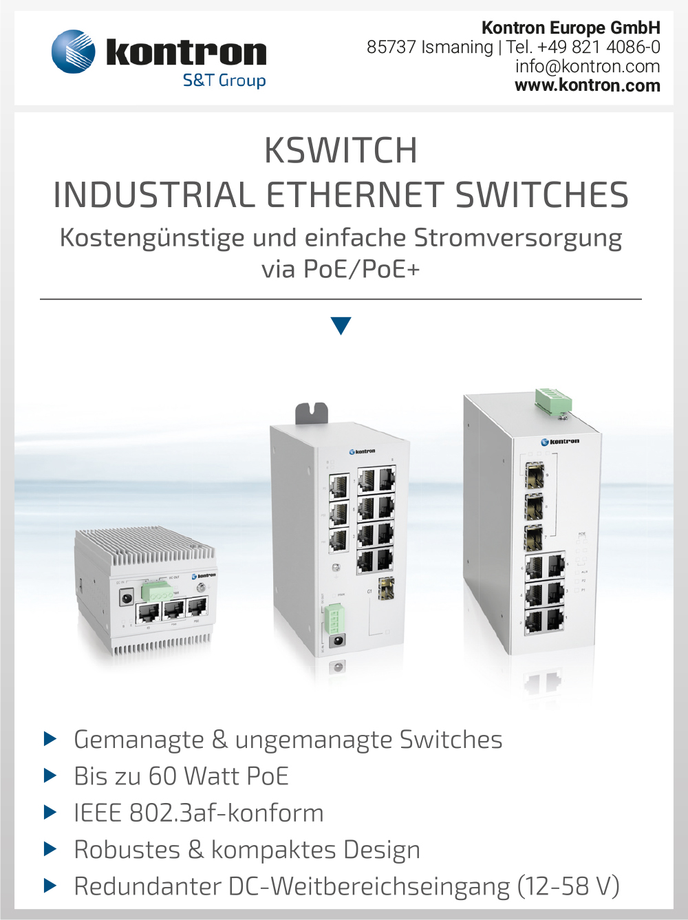Produktübersicht - Kontron Europe GmbH 2 Produktübersicht – Kontron Europe GmbH