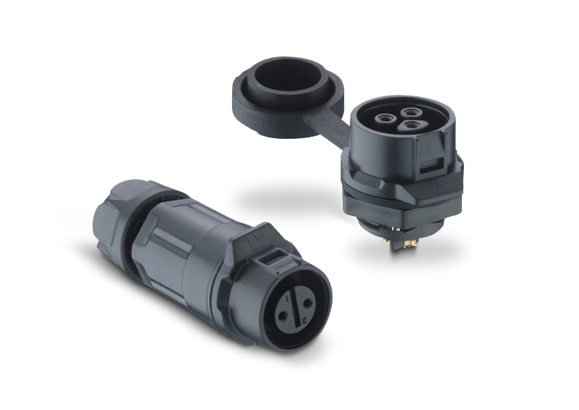 Rundsteckverbinder in IP67