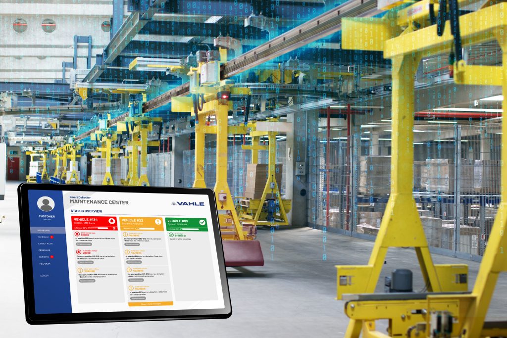 Smarter Stromabnehmer 1 Mit dem intelligenten Stromabnehmer lassen sich Verschleißerscheinungen oder Störungen frühzeitig erkennen.