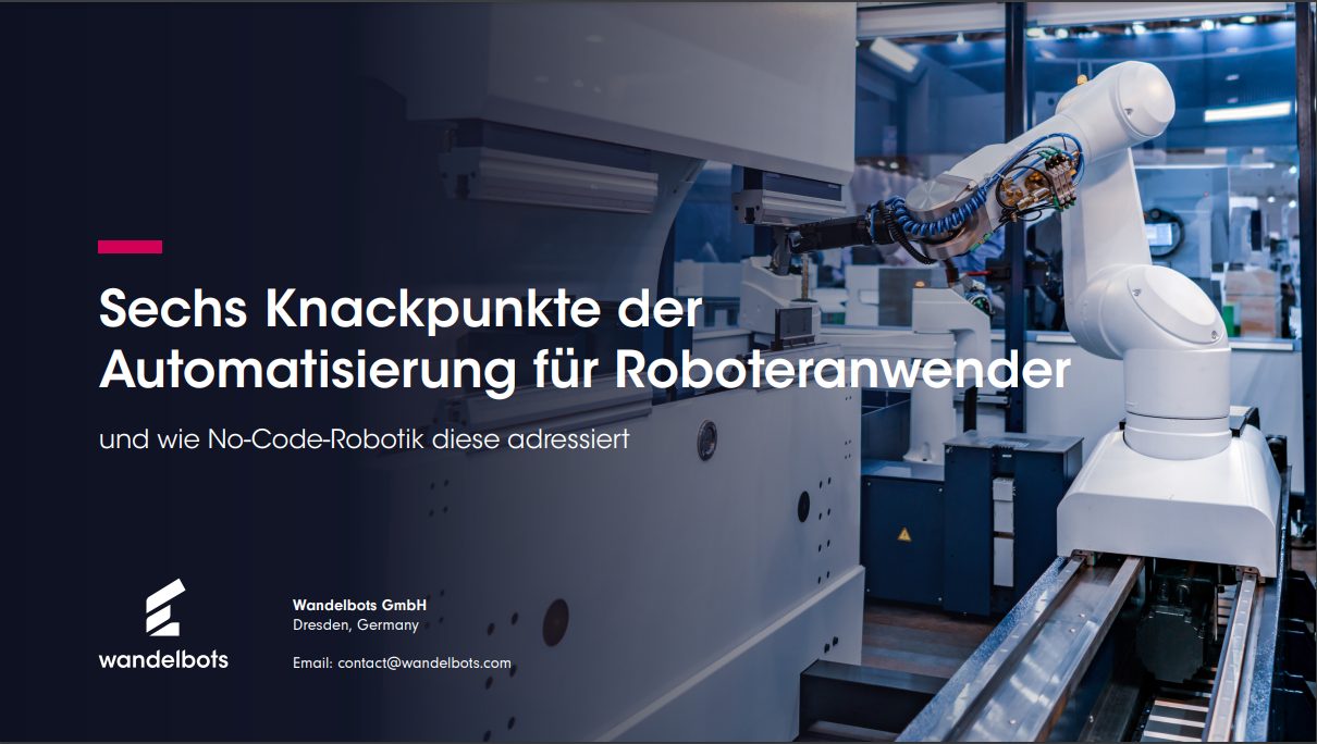 Wandelbots: Whitepaper zum Thema No-Code-Robotik