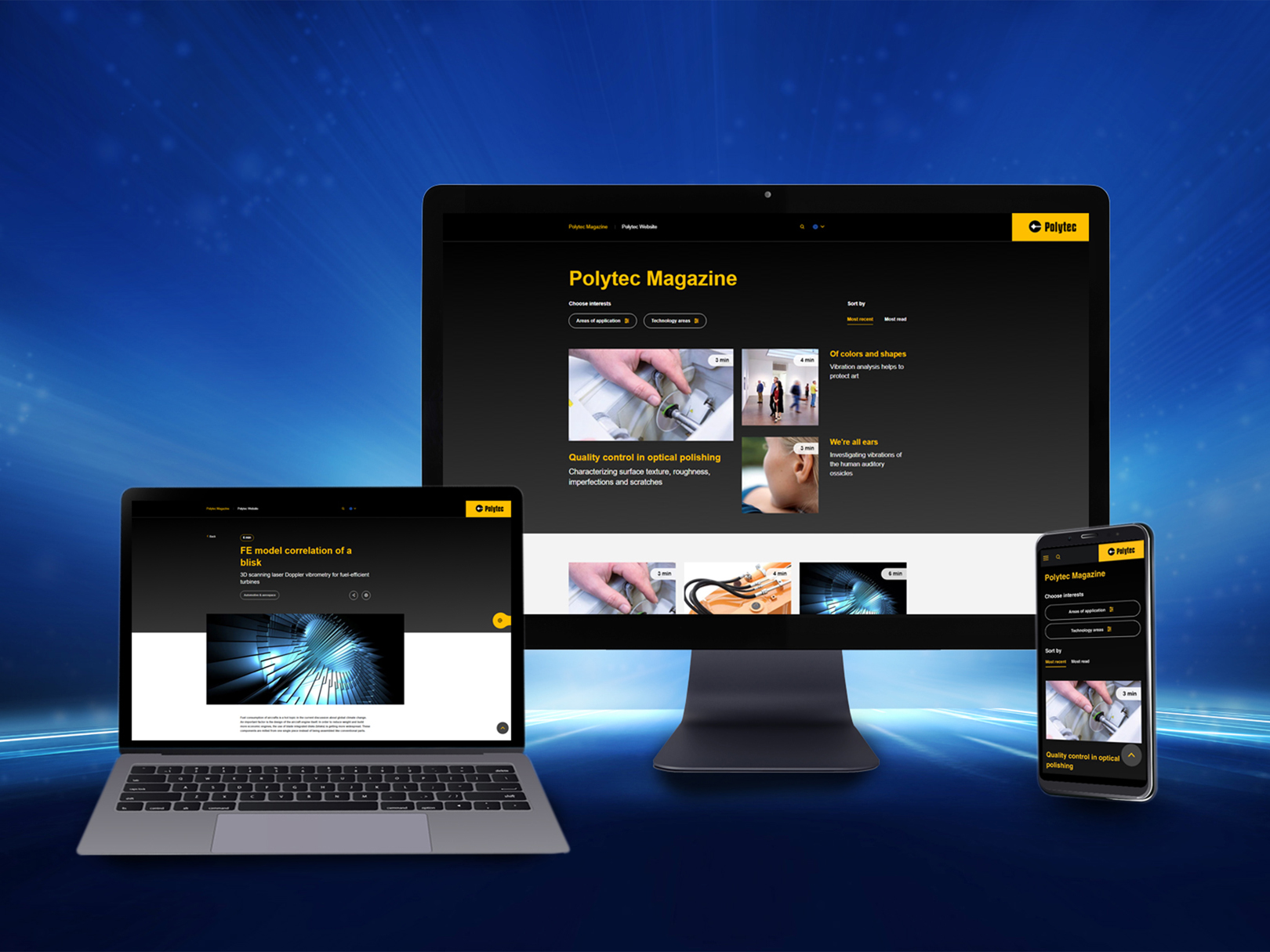Polytec launcht neues Webmagazin