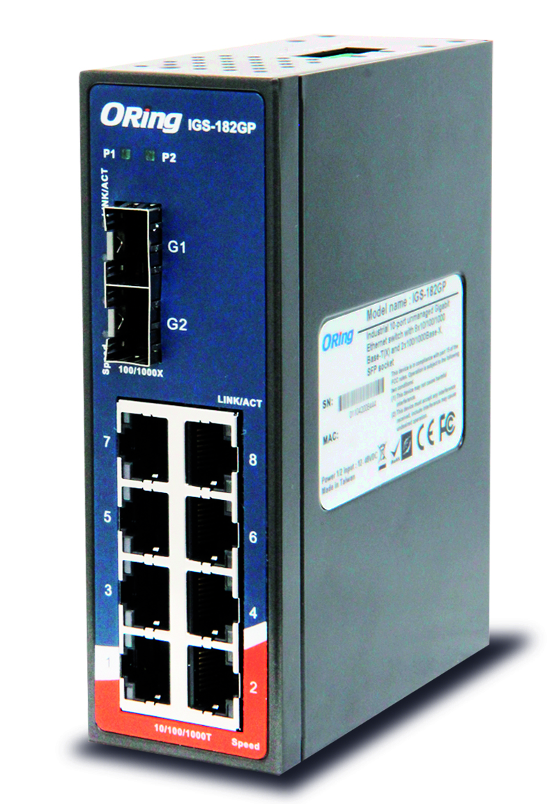 Kompakter Basis-Industrie-Switch