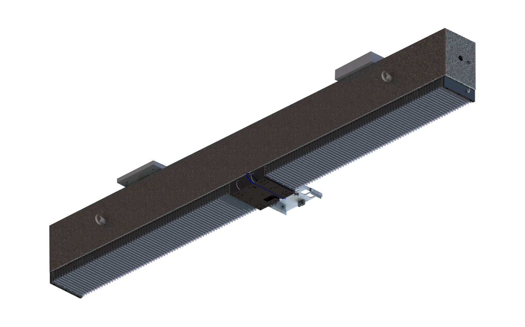 Linearachse für exakte Vermessung großer Teile 9 Linearachse für exakte
Vermessung großer Teile