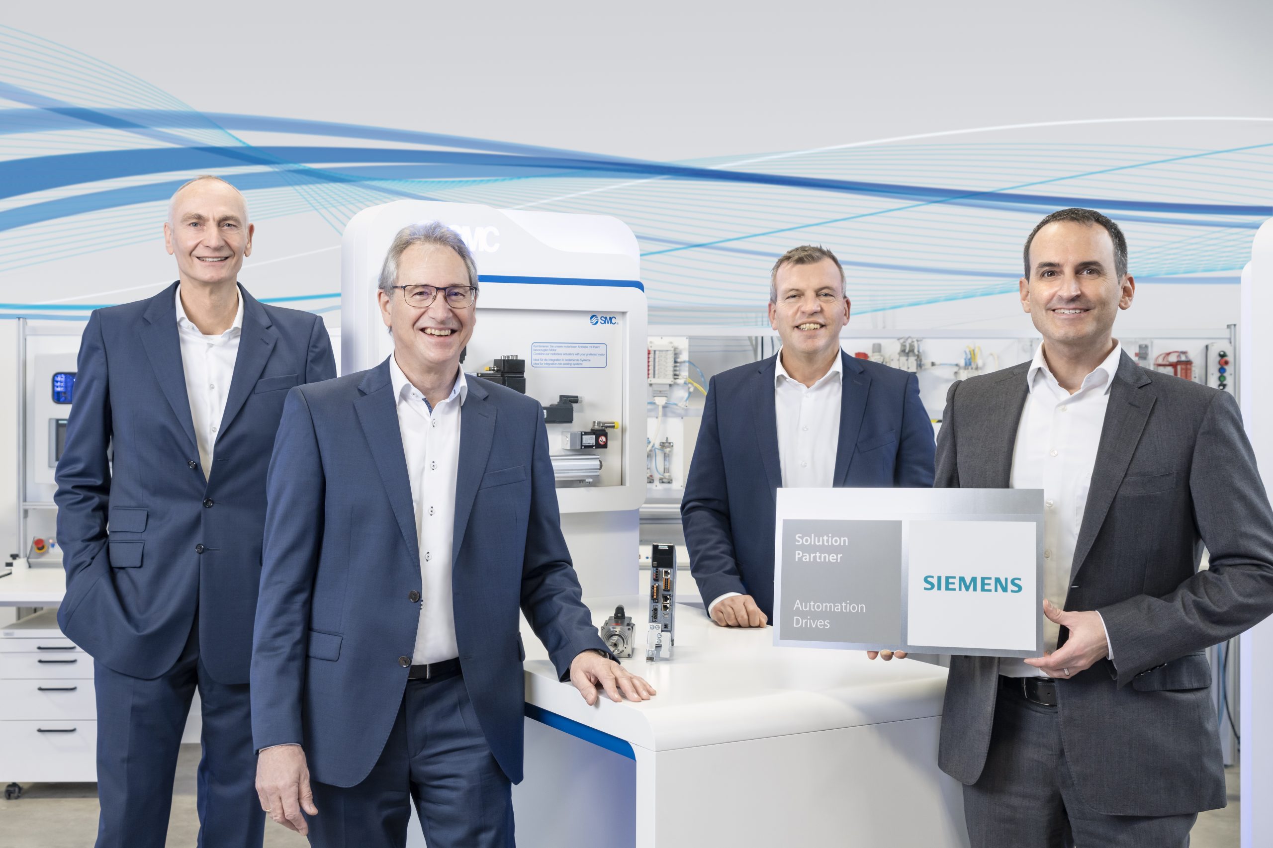 Zusammenarbeit zwischen SMC und Siemens
