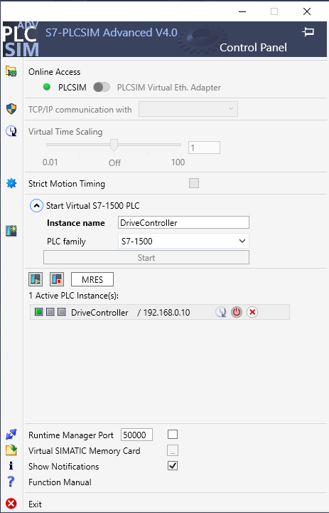 Verbesserte Kommunikation für virtuelle S7-Controller