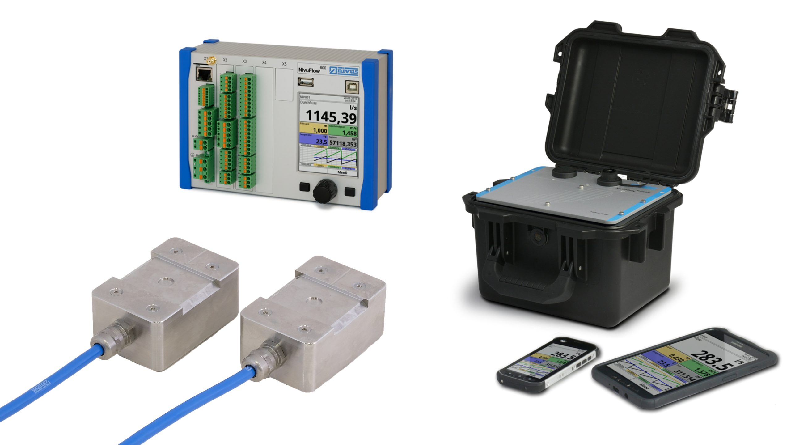 Berührungslose Durchflussmessung