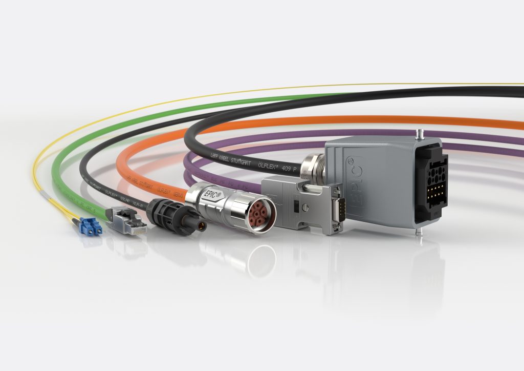 Effizienzgewinn von rund 30 Prozent 1 Das Epic Steckverbinder-Portfolio von Lapp: Gerade in der Automatisierungstechnik steigen die Anforderungen in der Konnektivität.