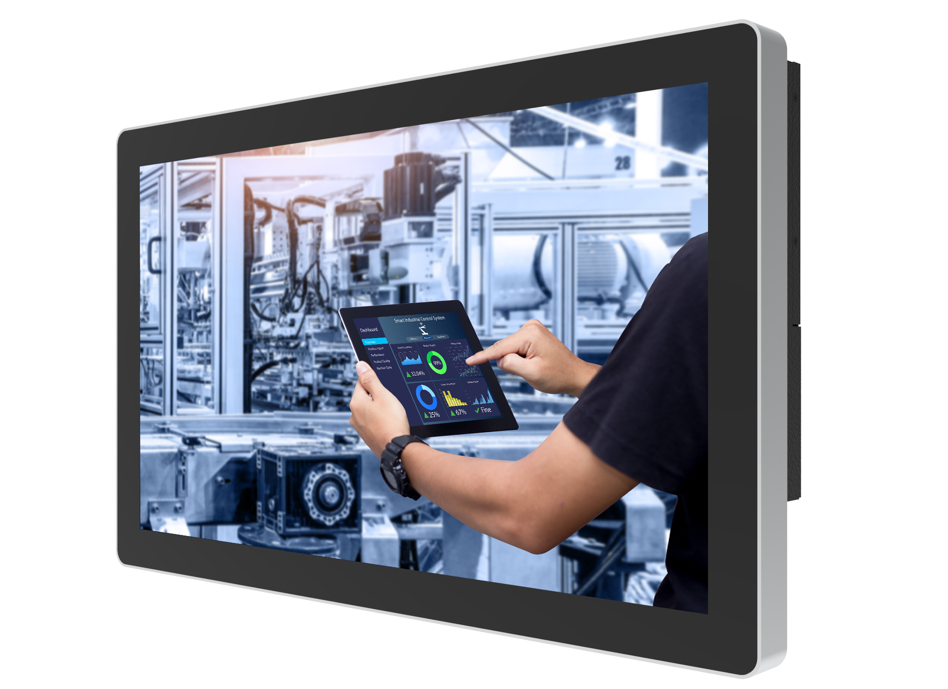 Multi-Touch-IPCs in Schutzart IP65