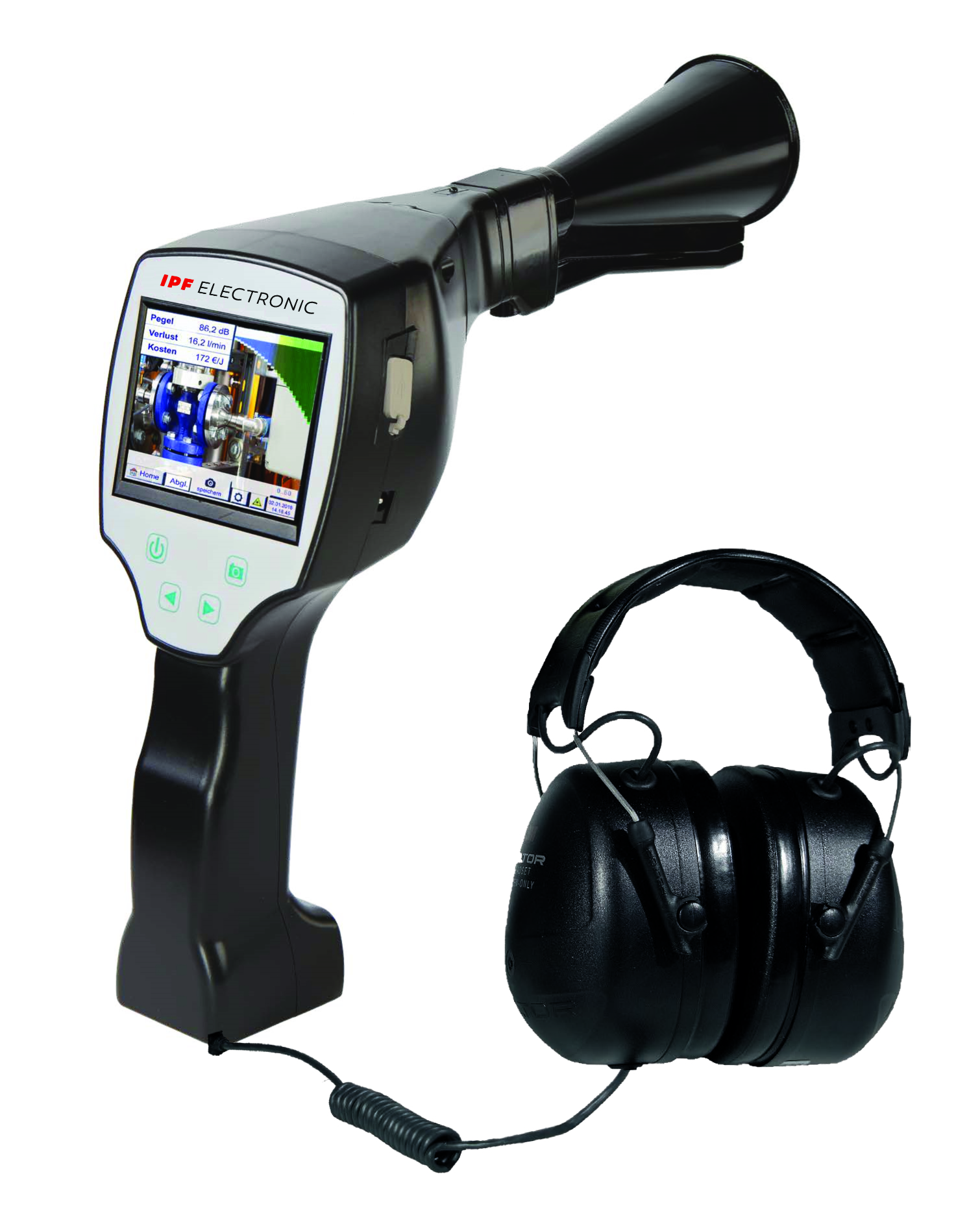 Leckage-Suchgerät mit Lasermessung 6 Leckage-Suchgerät mit Lasermessung