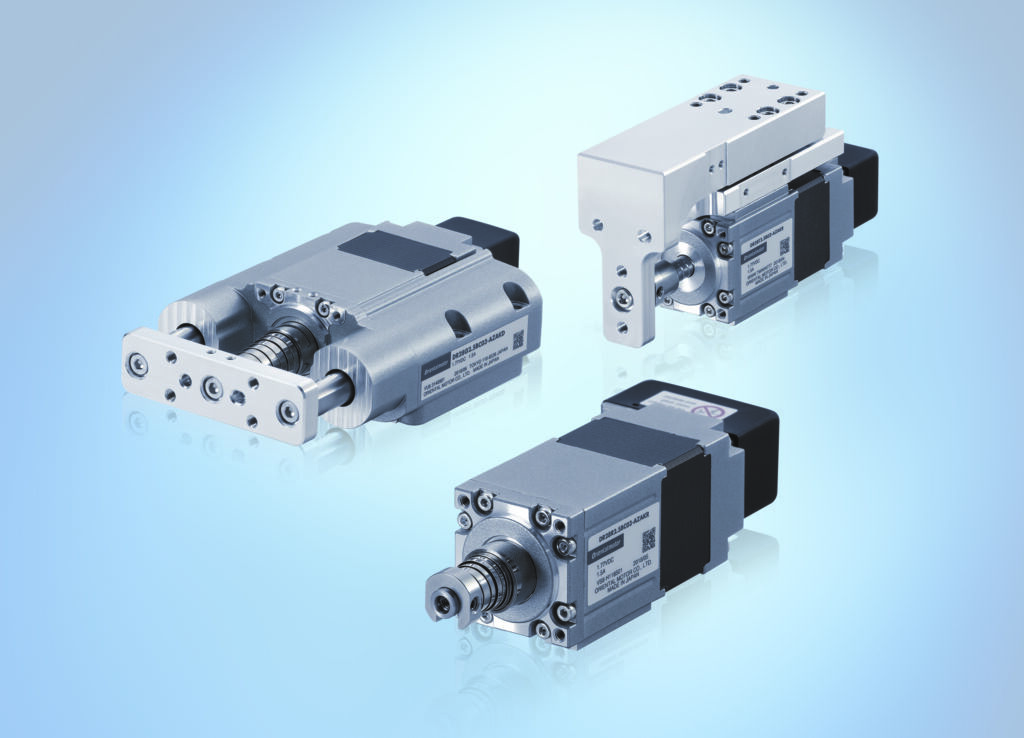 Hochpräzises Positionieren in drei Ausführungen 1 Die Linearaktuatoren der DR-Serie sind neben der Standardausführung auch mit Lineartisch oder mit Seitenführung erhältlich.