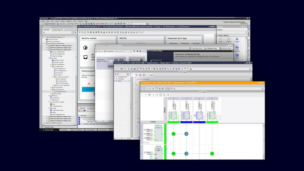Automatisierung neu gedacht 2 TIA Portal integriert heute Step7, WinCC, Sinamics Startdrive, Simocode ES und Simotion Scout sowie TIA Portal Multiuser Engineering und Energiemanagement mit Simatic Energy Suite.