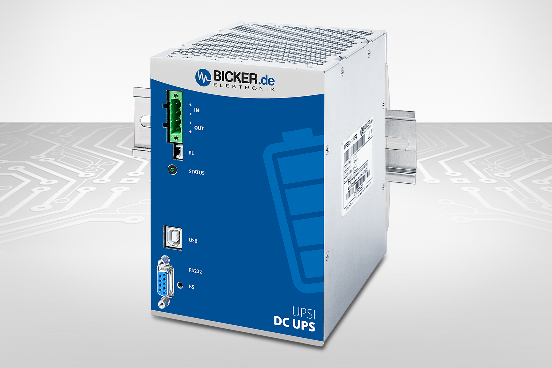 DC-USV mit LiFePO4-Batterie