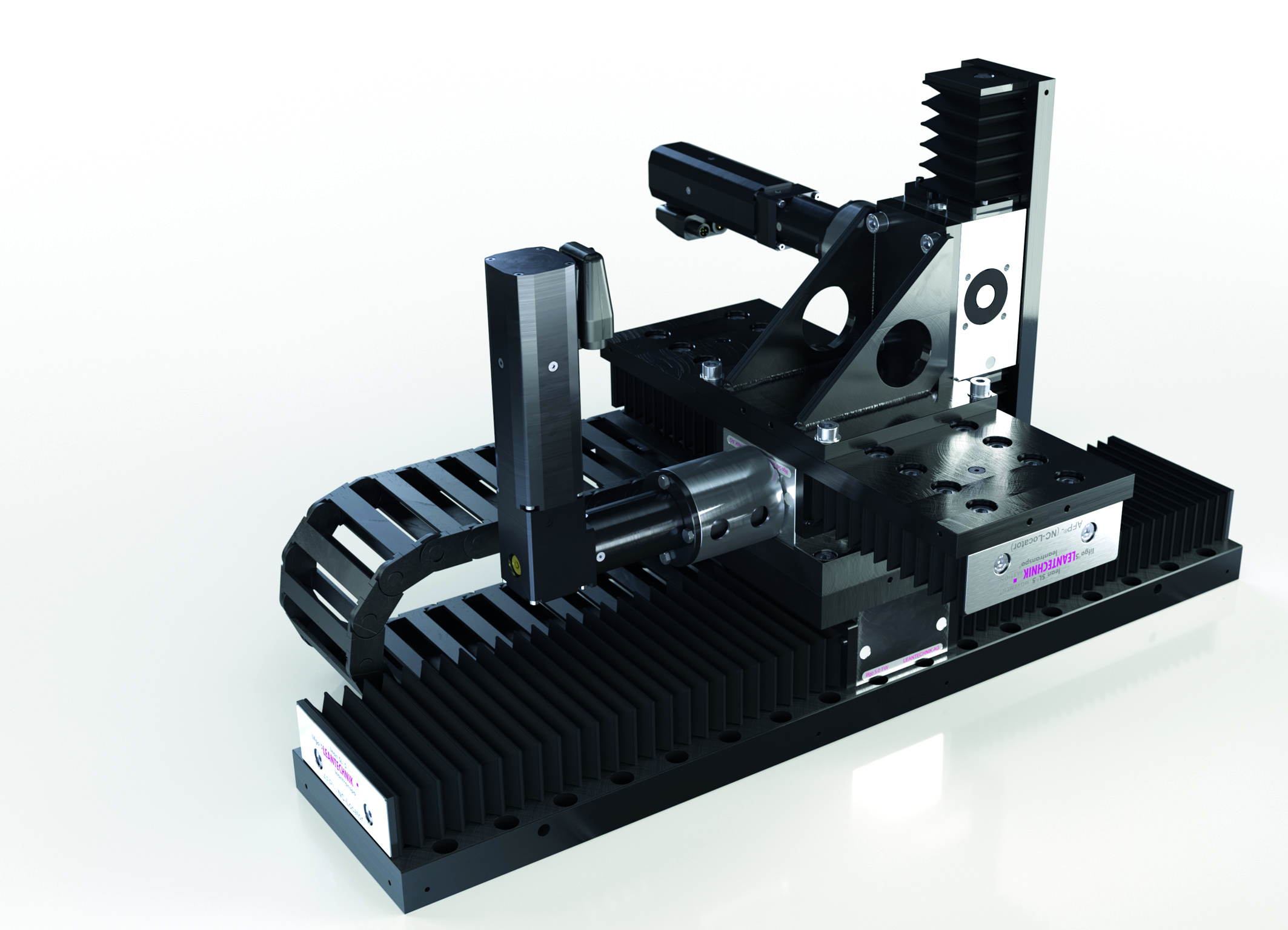Systembaukasten aus Längs-, Hub- und Querachsen