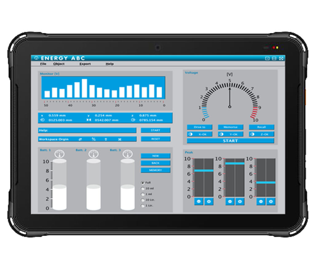 Industrie-Tablets mit Barcode-Scanner 2 tabu10