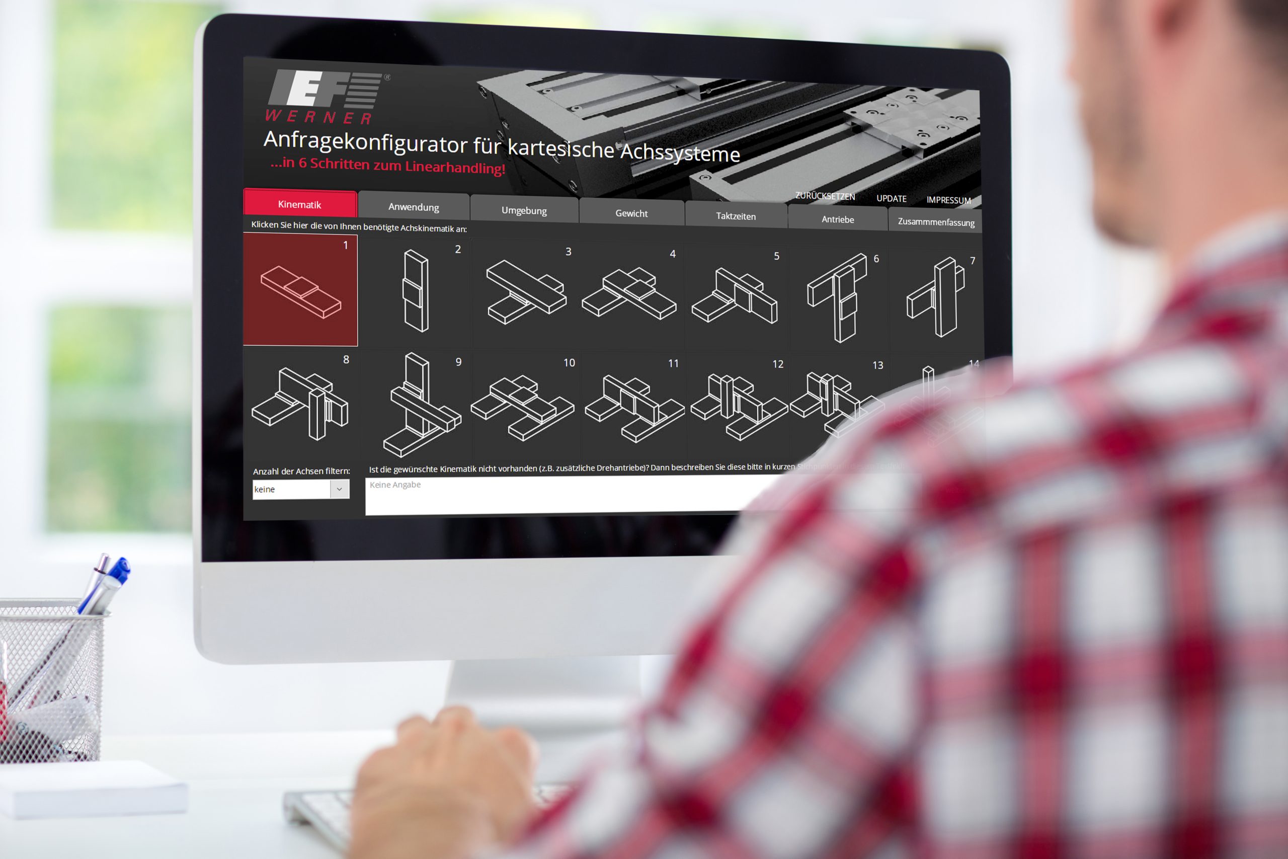 Tool für individuelle Linearantriebe