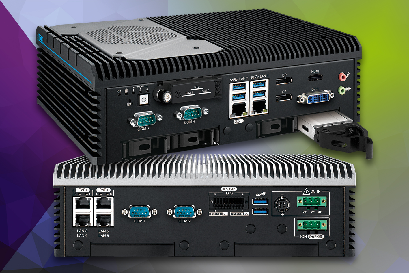 Lüfterloses Edge-KI-System