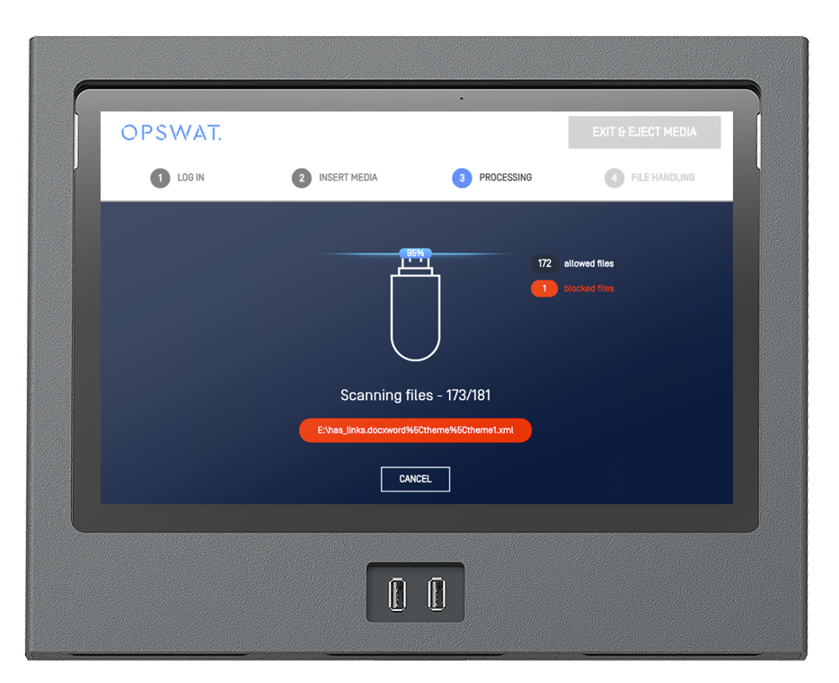 Erst mal durch die Datenschleuse