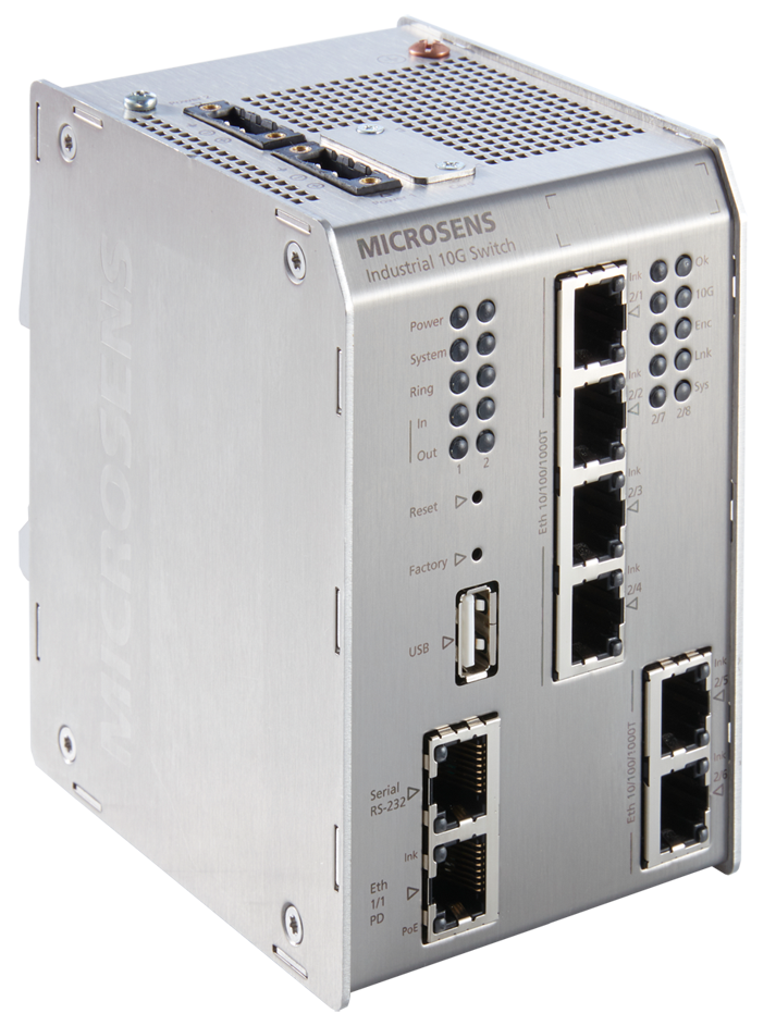 Dual-Homing-Switch mit 10GBit-Uplink
