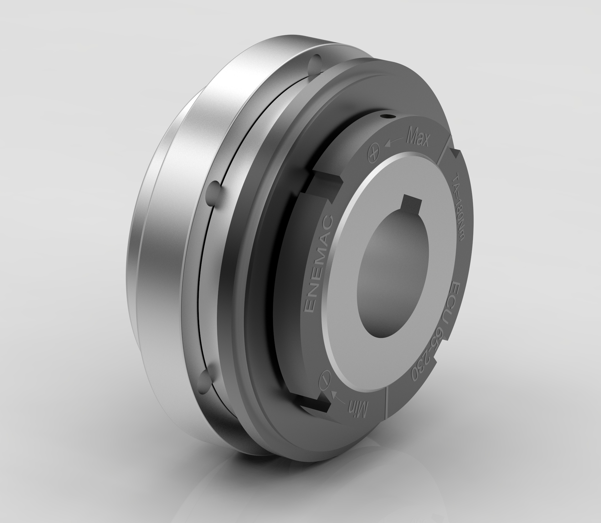 Sicherheitskupplung mit integriertem Kugellager für geringe Einbauräume