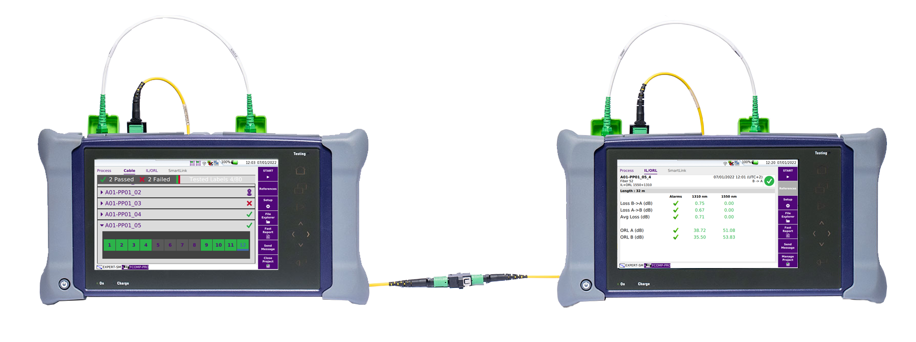 All-in-One-Tool zur Glasfaserzertifizierung