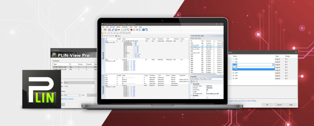 LIN-Monitor-Software jetzt mit Scripting 1 PEAK System 2022 02 LIN Monitor Software IMG