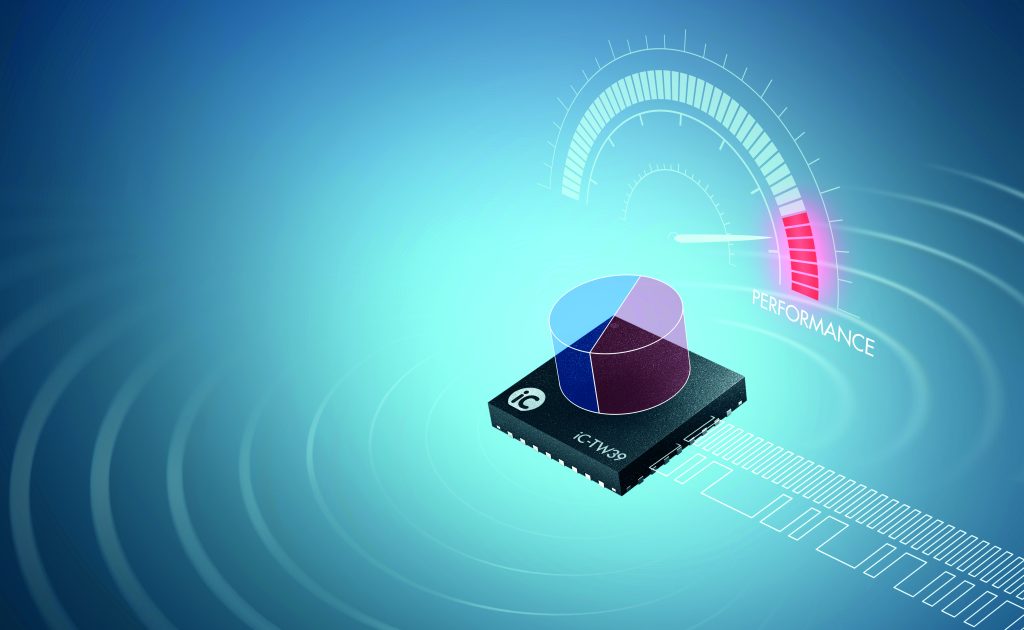 Hochauflösend 1 Der On-Axis-TMR-Winkelsensor erreicht eine Leistung auf dem Niveau optischer Encoder, benötigt jedoch nur einen Bruchteil des Bauraums.