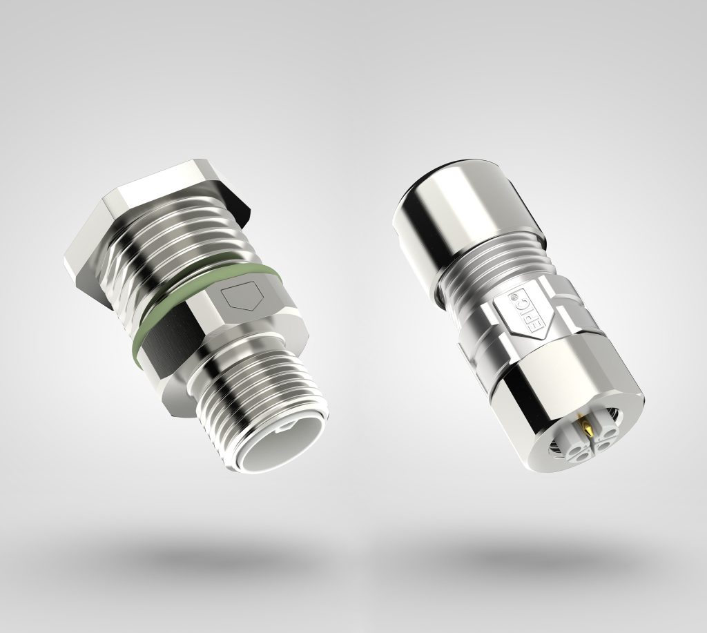 Leistungsstarker Ministecker mit L-Kodierung 1 EPIC