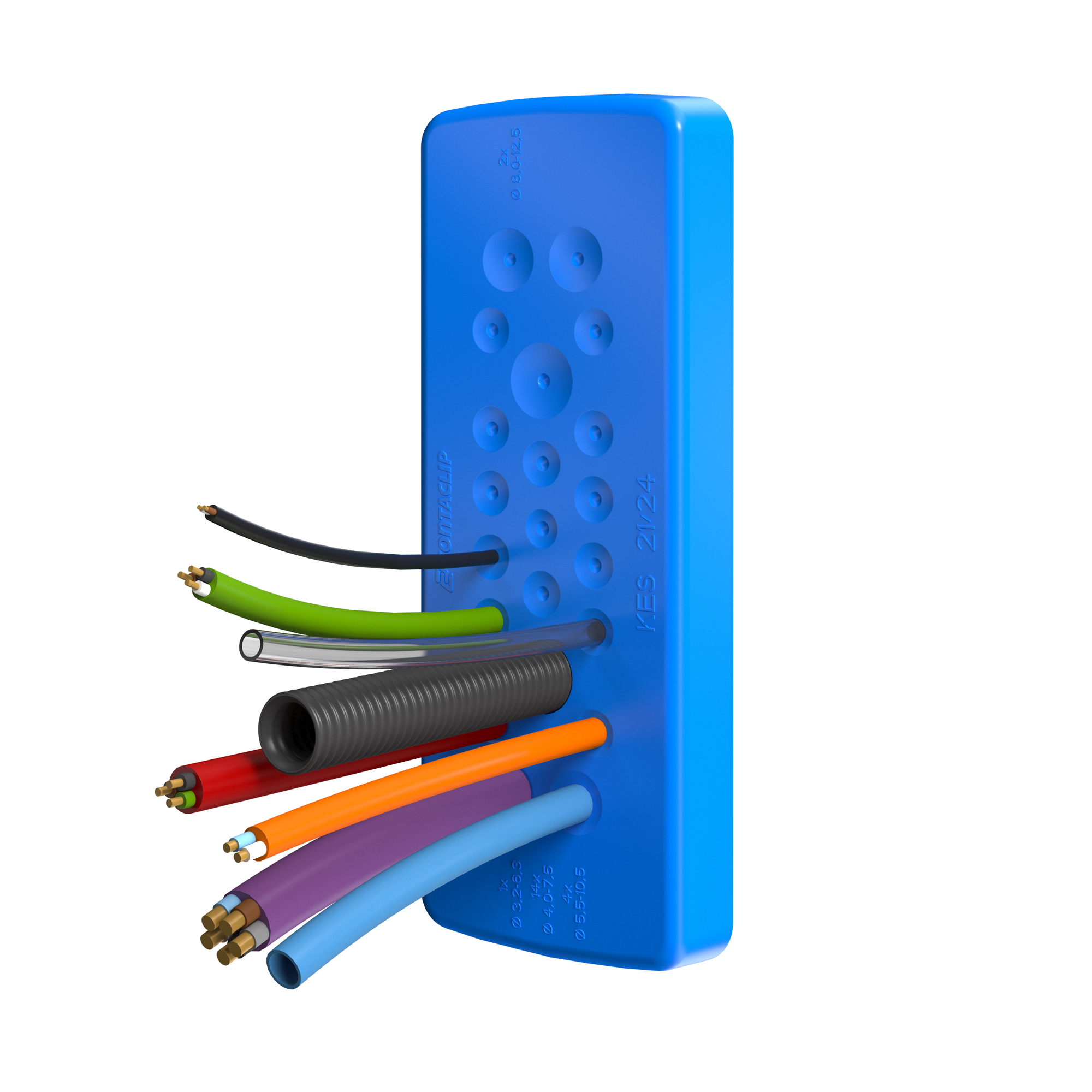 Hygienische IP66-Kabeleinführung für bis zu 32 Leitungen 4 Hygienische IP66-Kabeleinführung
für bis zu 32 Leitungen