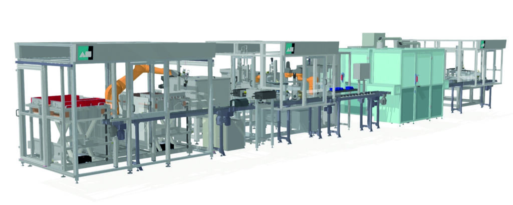 Montagelinie Haushaltsgeraete cymk