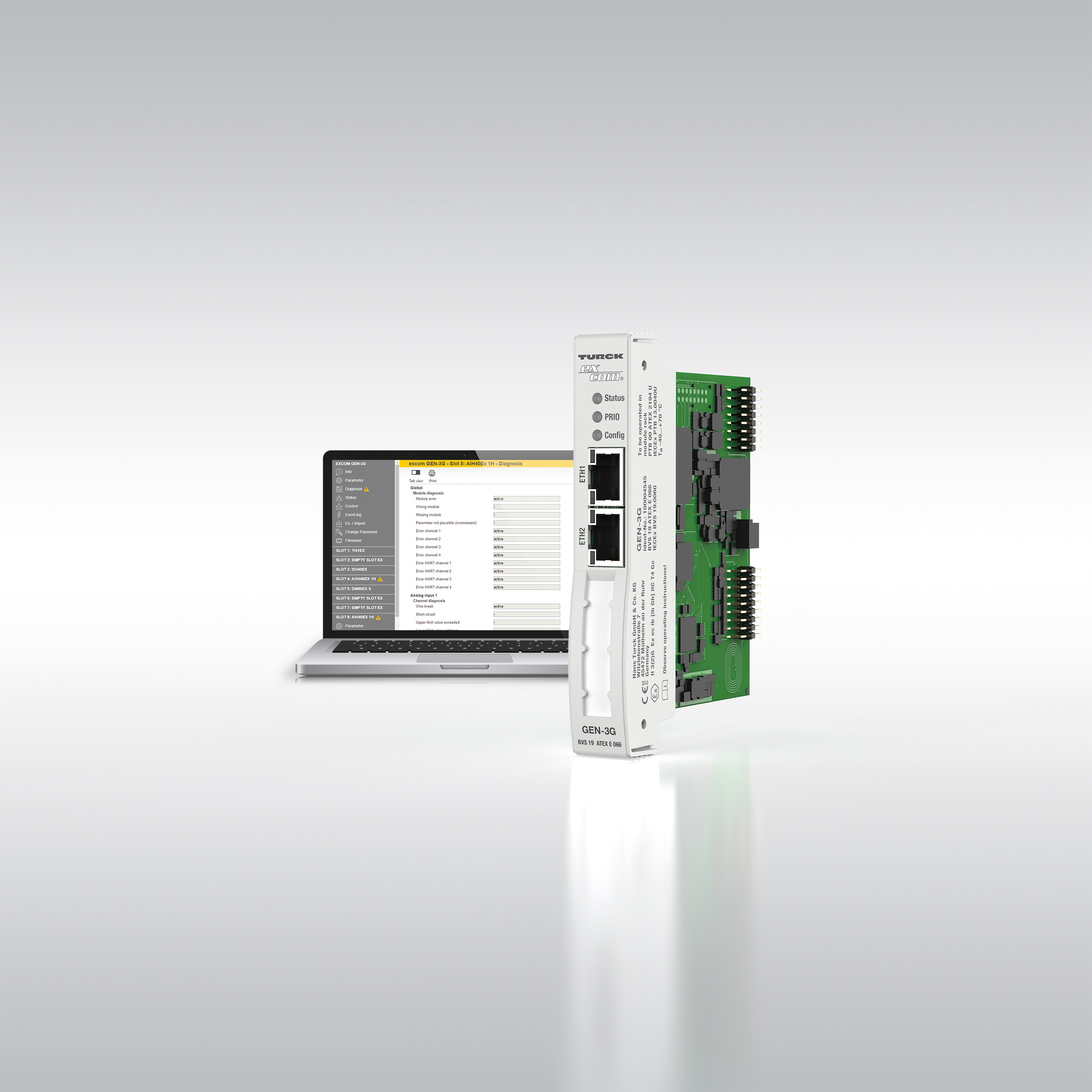 IIoT-Funktionen für Ethernet-I/O-System