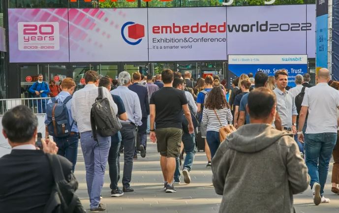 Embedded World 2022 mit vollen Hallen 6 Embedded World 2022 mit vollen Hallen