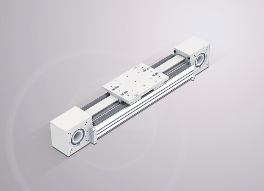 Nicht von Pappe 1 Die Linearachsen der Baureihe R-Smart von Rollon zeichnen sich durch Dynamik, Zuverlässigkeit sowie Wirtschaftlichkeit aus.