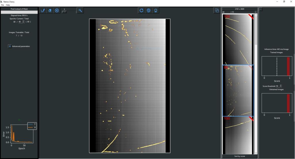 65.536 Shades of Grey 1 Der Systemintegrator 3HLE baut bei der Inspektion von Smartphone Displayglas auf die 3D-Sensoren Ecco 95+ von SmartRay, da diese hochauflösende 3D-Bilddaten für die Auswertung mit der KI-Software Retina liefern.