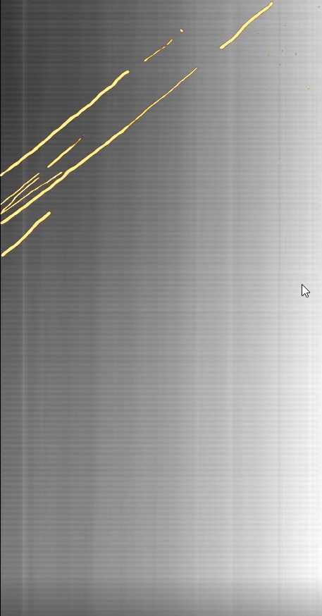 65.536 Shades of Grey 4 Bei der Smartphone Displayglas Inspektion funktionierte die Retina A.I. Vision Software nach dem Training mit nur sieben Bildern zuverlässig und selbstständig.