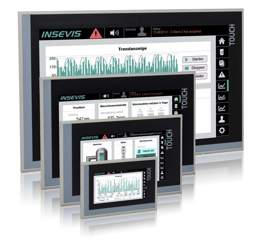 Die Wiederkehr der S7-300er 2 Panels mit integrierter S7-CPU mit 315er-Befehlssatz mit und ohne rückseitige I/Os von Insevis