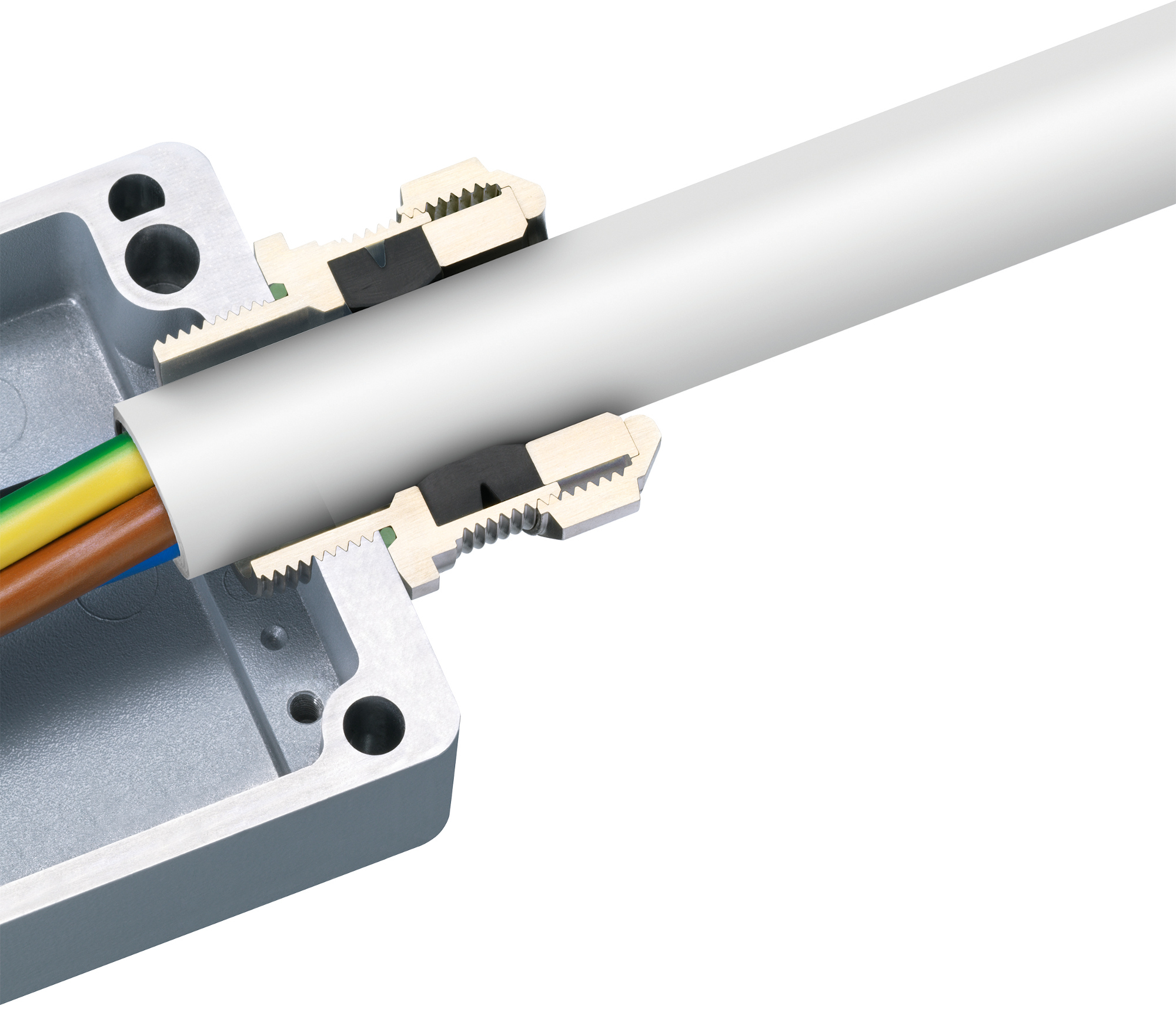 Ex-d-geschützte Kabelverschraubungen