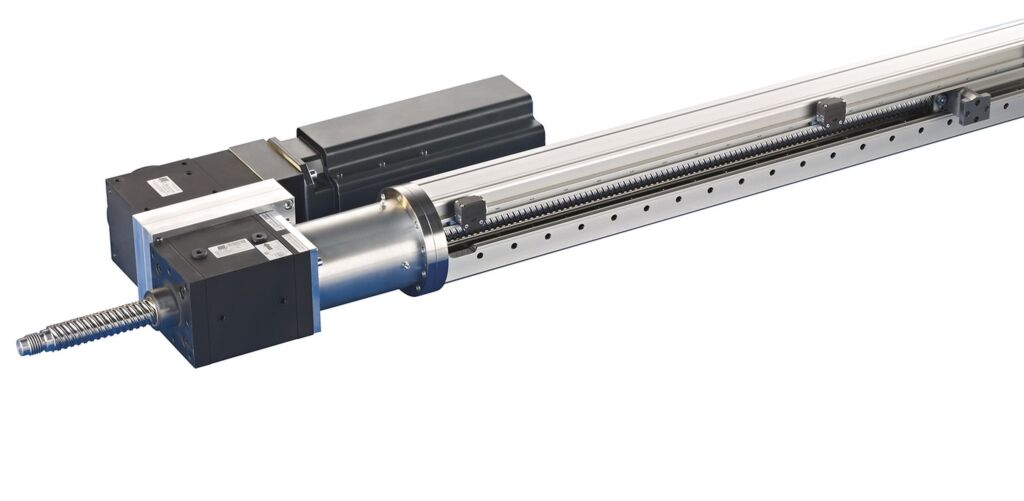 Online-Tool erhöht Verfügbarkeit 1 Das ANT-Schnellhubgetriebe NG2 mit Spindel-Verdrehsicherung eignet sich für hohe Beschleunigungen bis 50m/s².